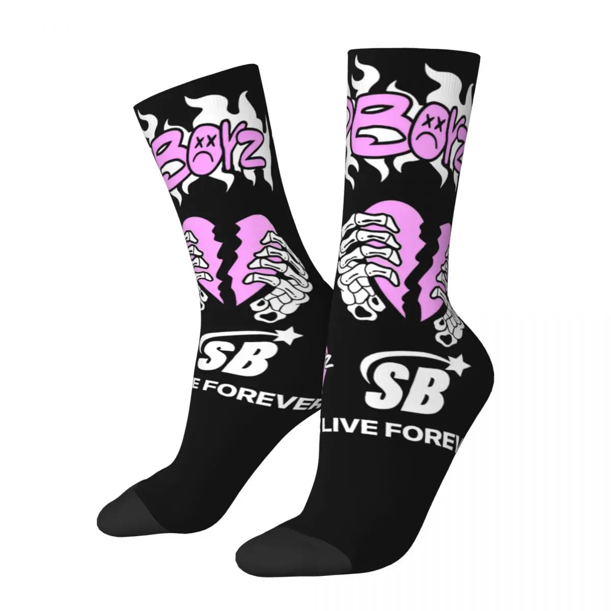 

Junior H Merch Sad Boyz Stuff Crew Socks Breathable Skateboard Crew Socks Comfortable for Mens Birthday Gifts Idea