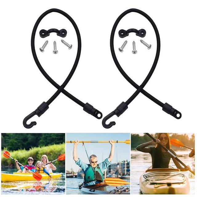 4Pcs 18 Marine Boat Elastic Fishing Rod Strap Saver Holder Deck Mount  Connector Tie Down Black - AliExpress