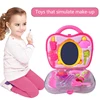 Beauty Salon Set Toy Interactive Pretend Play Hair Salon Playset Fashion Role Play Kit Carry Case For Kids Toys Gifts For Girls 3