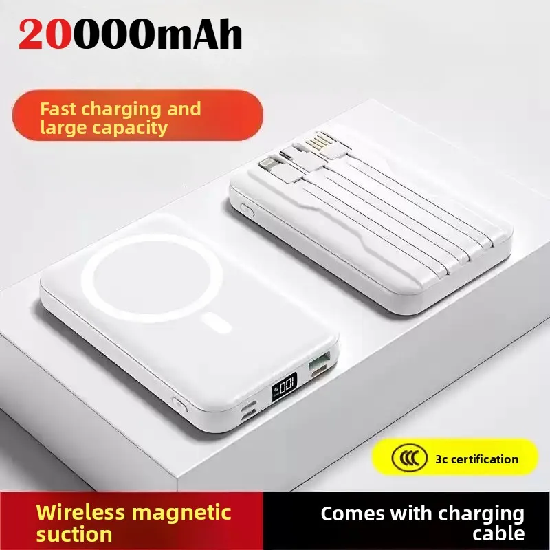 Taepiaai Power Bank Magnetico 20000mAh MagSafe - Carga Rapida PD 22.5W Inalambrico