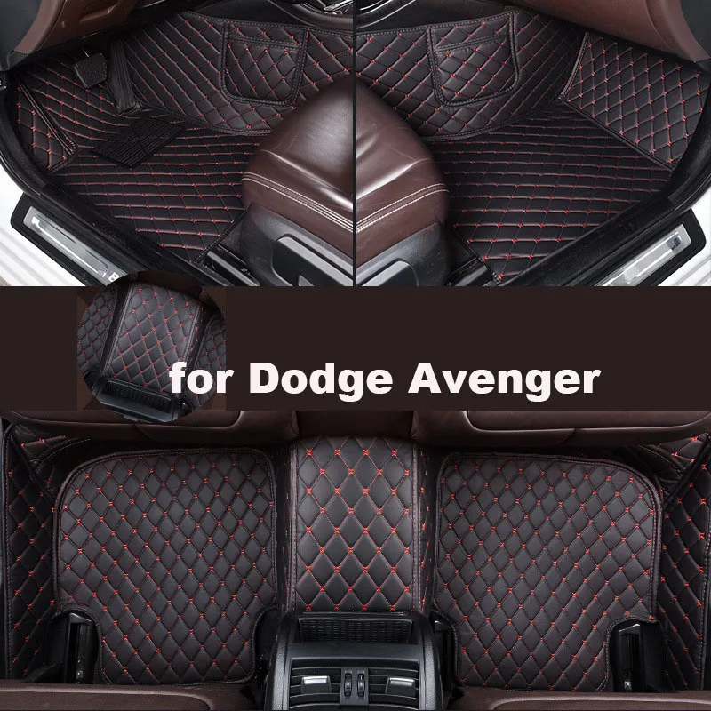 autohome-dodge-avenger、carpetアクセサリー用のカーフロアマット、アップグレードされたバージョン、フットコシュ、2004-2014