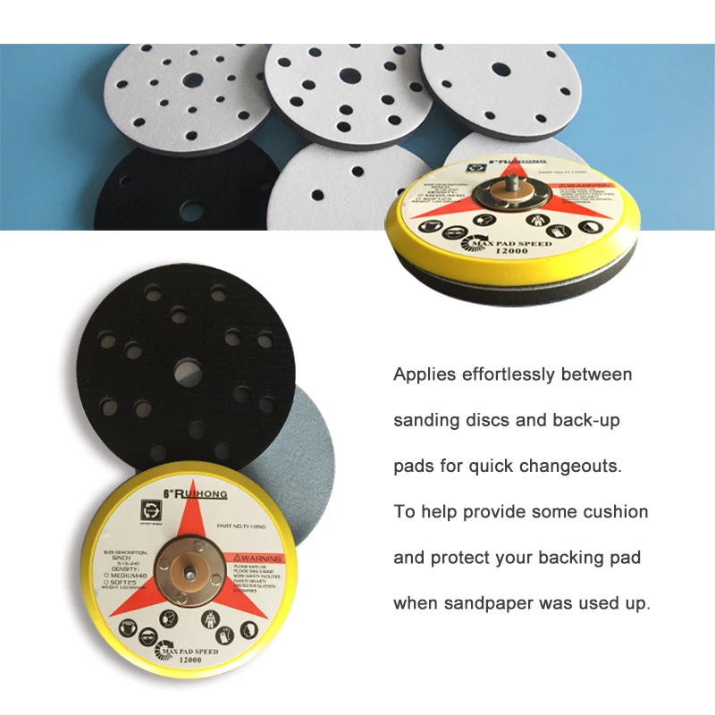 Tampone Di Interfaccia In Spugna Morbida Da 6 Pollici, 181 Fori - Foto 2