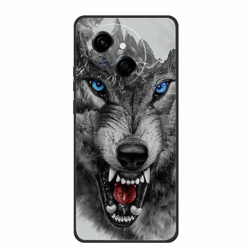 Tecno Spark Go1S Black Silicone Soft TPU Back Cover Case