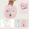 Travel Potty for Kids Toddler ABS Plastic Portable Potty with Stable Anti-slip Bottom Sturdy Curve Design Foldable Potty with 4