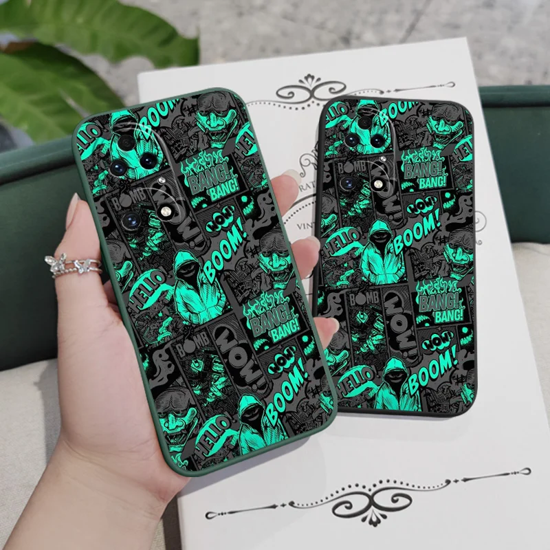 Blackened Clown Design Phone Case Cover