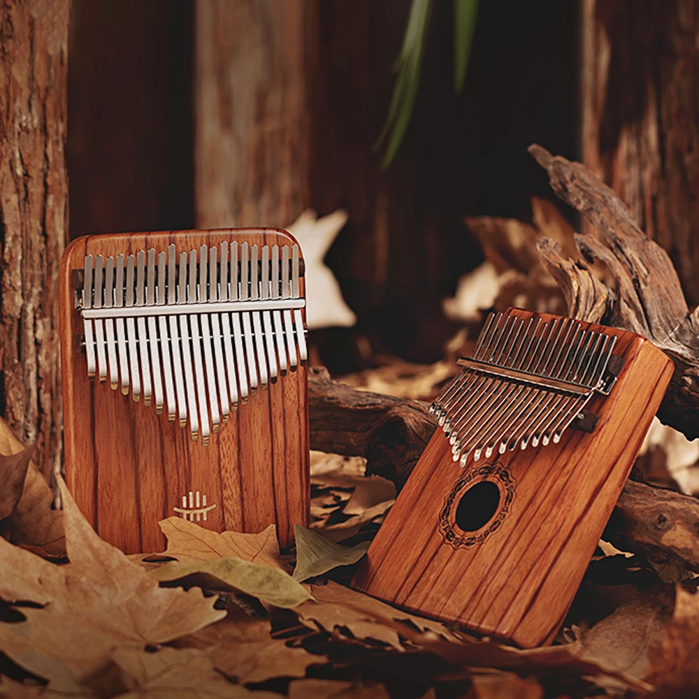Kalimba 17 Sleutels, Kalimba Duimpiano Draagbare Mbira Sanza Afrikaans Houten Vingerpiano Voor Kinderen En Volwassenen