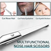 1pcs Beauty Small Eyebrow Scissors Curved Rounded Facial Nose Hair Trimming Tweezer Vibrissa Eyelashes Grooming Makeup Tool 3