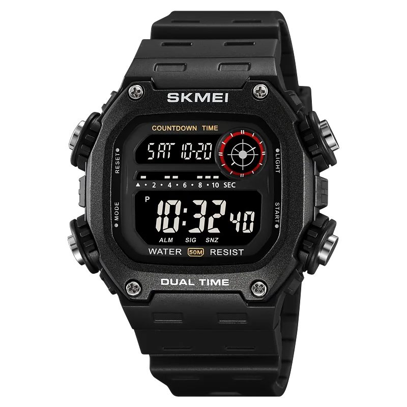 SKMEI Men's Waterproof Digital Sport Watch with Backlight and Stopwatch