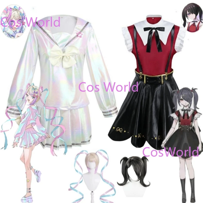 

Game NEEDY GIRL OVERDOSE KAngel Cosplay Shoes Lolita Girls Beautiful Laser JK Sailor Suit Cosplay Costumes School Uniform