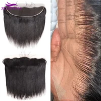 13x4 Transparente Dentelle Frontale 14 à 24 Pouces 100 % Humains Cheveux Pré-épilés Naissance de Cheveux Naturelle avec Bébé Cheveux 3 Jours Livraison 3