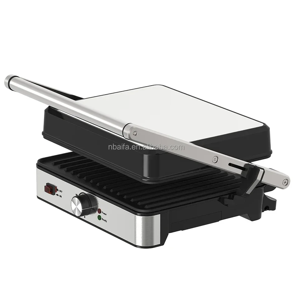 Aifa 3 in 1 Family Sandwich Toaster 4 Slice Waffle Maker Panini Press Deep Filled Removable Plates with Non-Stick Coating
