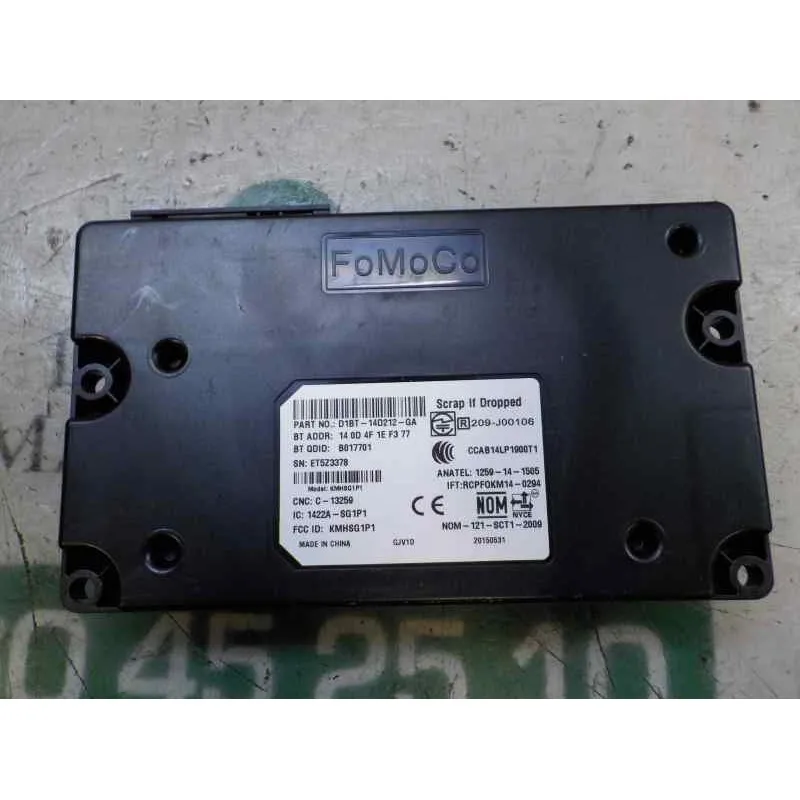 Modulo Elettronico/16815609 Per Ford Fiesta (Ccn) 1.0 Ecoboost Cat