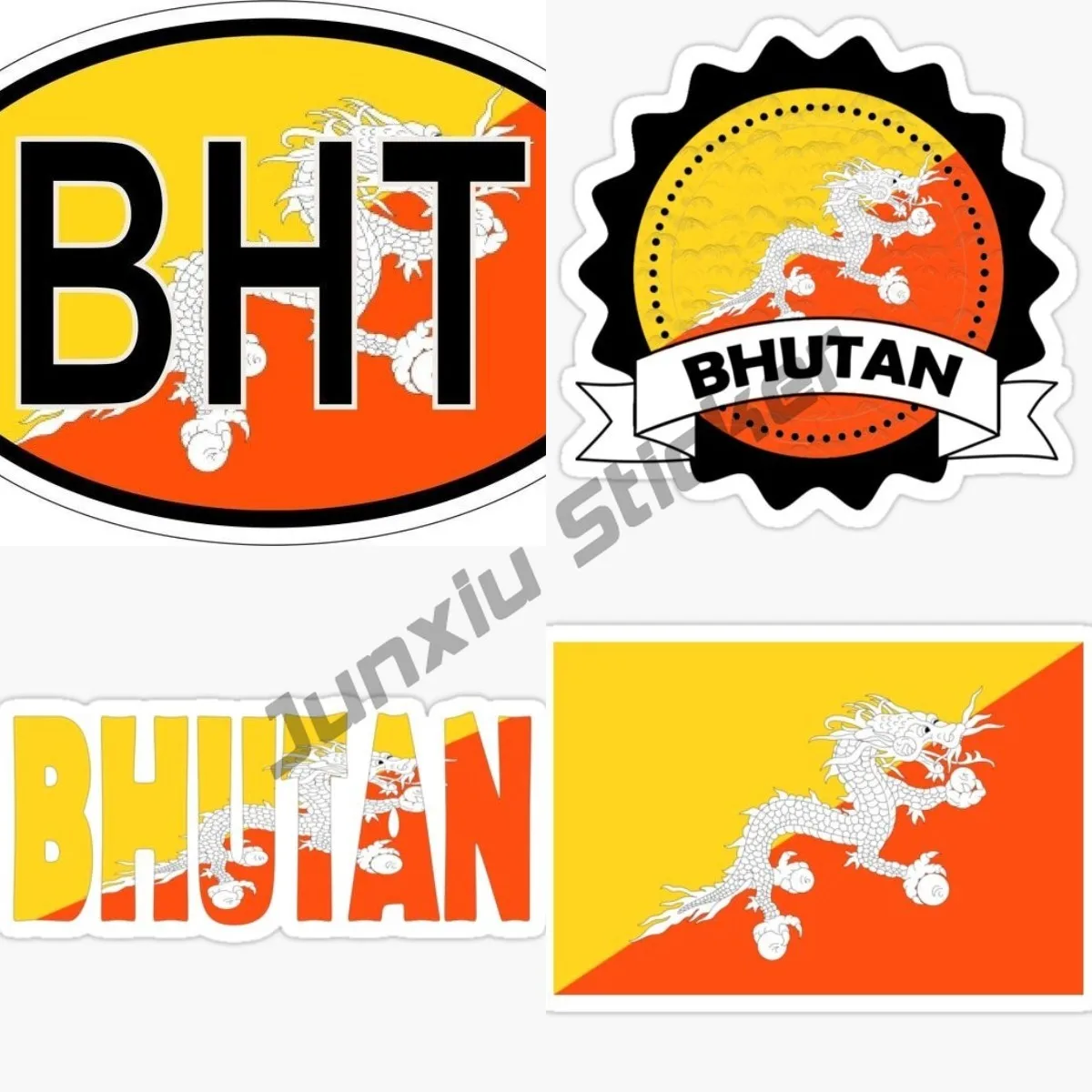 

Flag Code Country Bhutan BHT Stickers Vinyl Caravan Motorcycles Auto Assesories Bumper Window Phone Trunk Guitar Cover Scratches