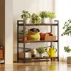 3 Tier Bookshelf 31.49" Width, Book Shelf Storage and Organization, Large Books Shelves for Home Living Room, Bookcases 5