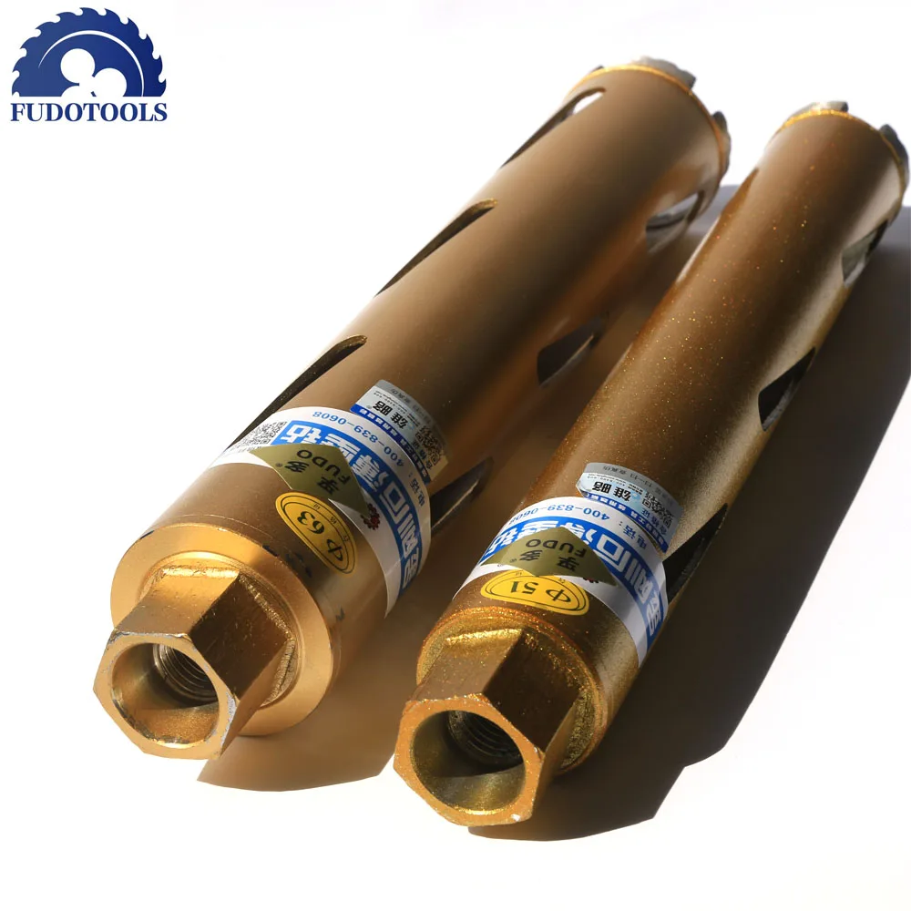 Free Shipping Dry Drilling 32-76*370-450mm M22 Connector Diamond Drill Bits Core Bit for Hole Opening on Masonry/Concrete Wall