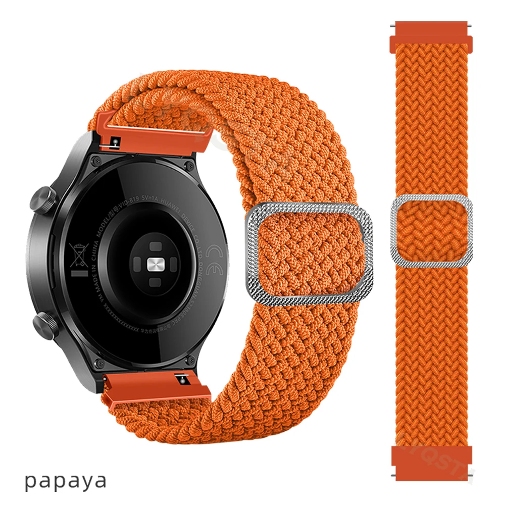 Premium 22mm Nylon Smartwatch Band Bracelet