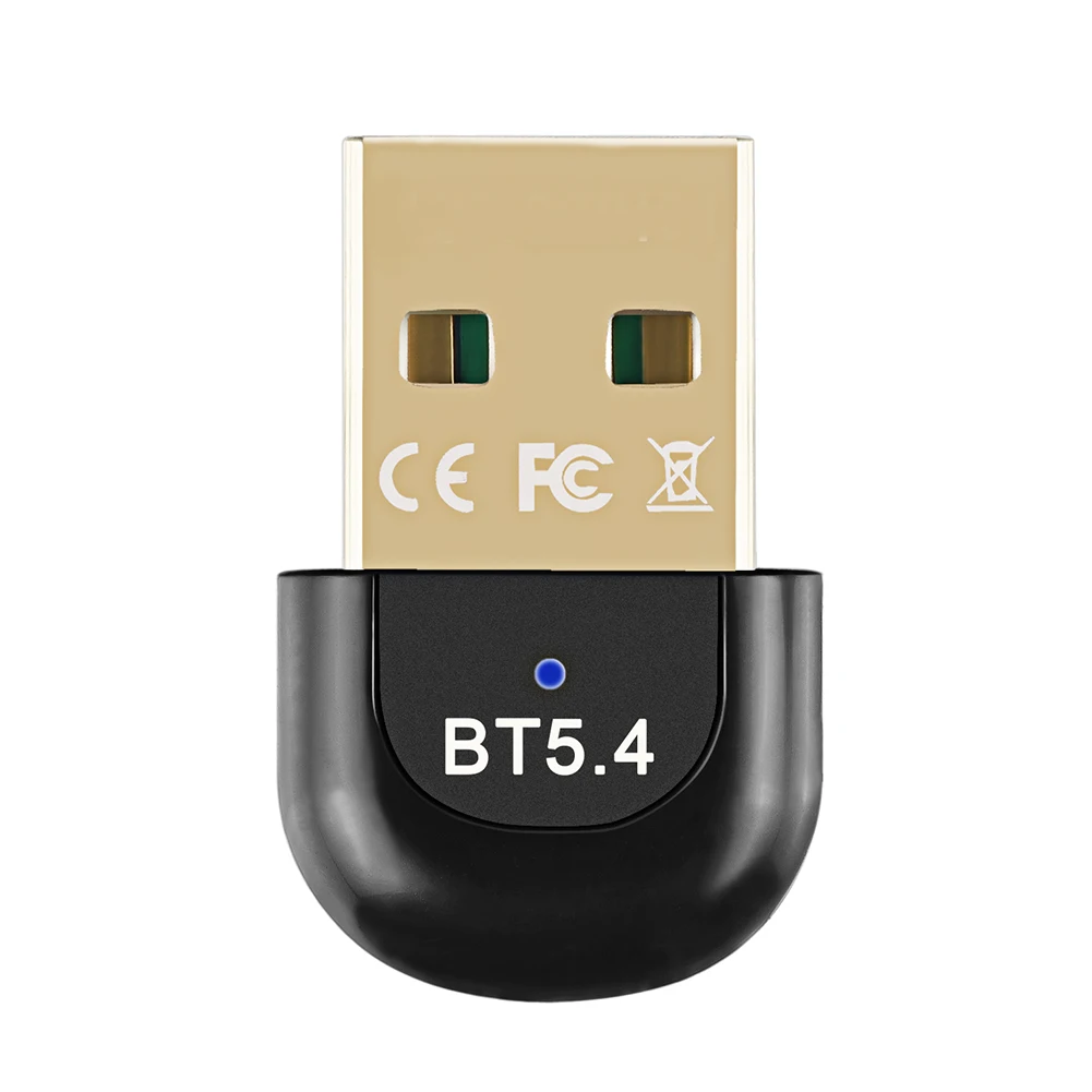 USB 블루투스 호환 5.4 어댑터, 무선 USB 어댑터, 드라이버 프리 USB 동글 어댑터, 플러그 앤 플레이, 컴퓨터 PC 노트북용