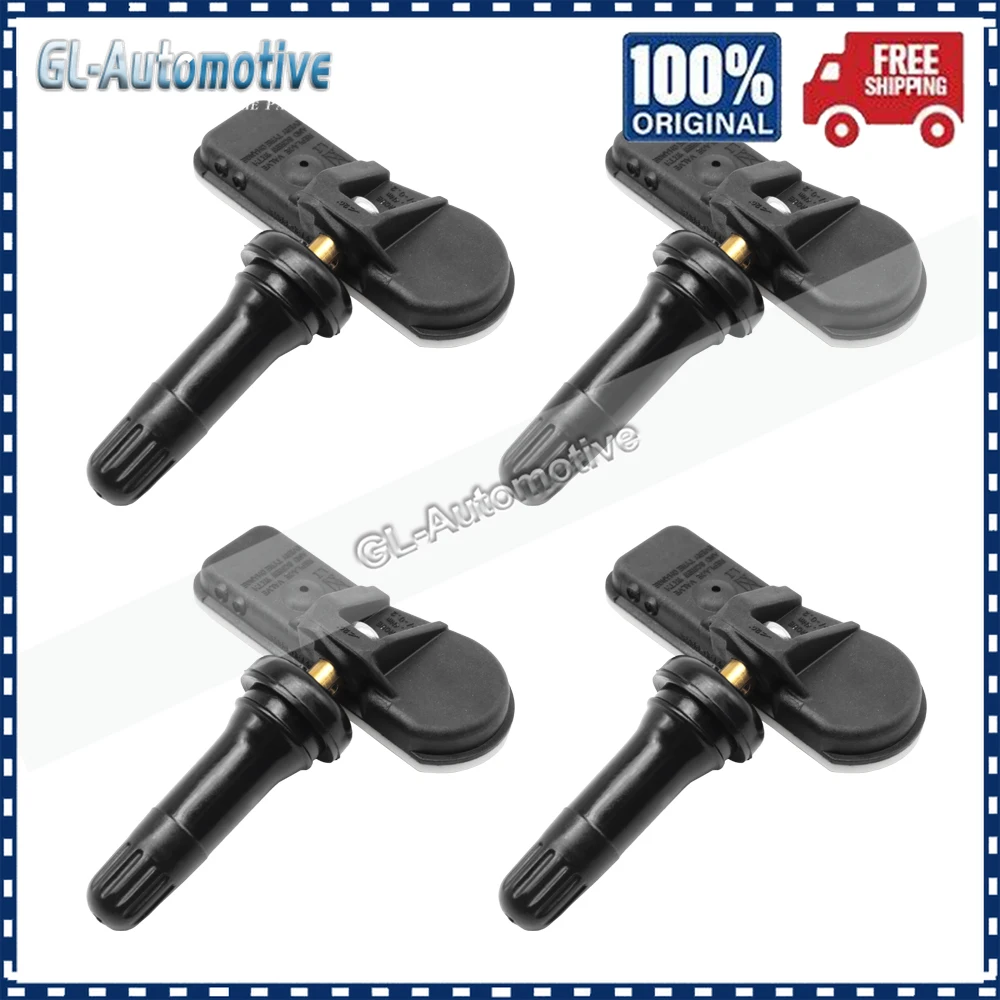 현대 투싼 크레타 i20 ix35 넥소 팰리세이드 산타 소나타용 (4개 세트) 52933C1100 TPMS 433MHz 타이어 공기압 센서