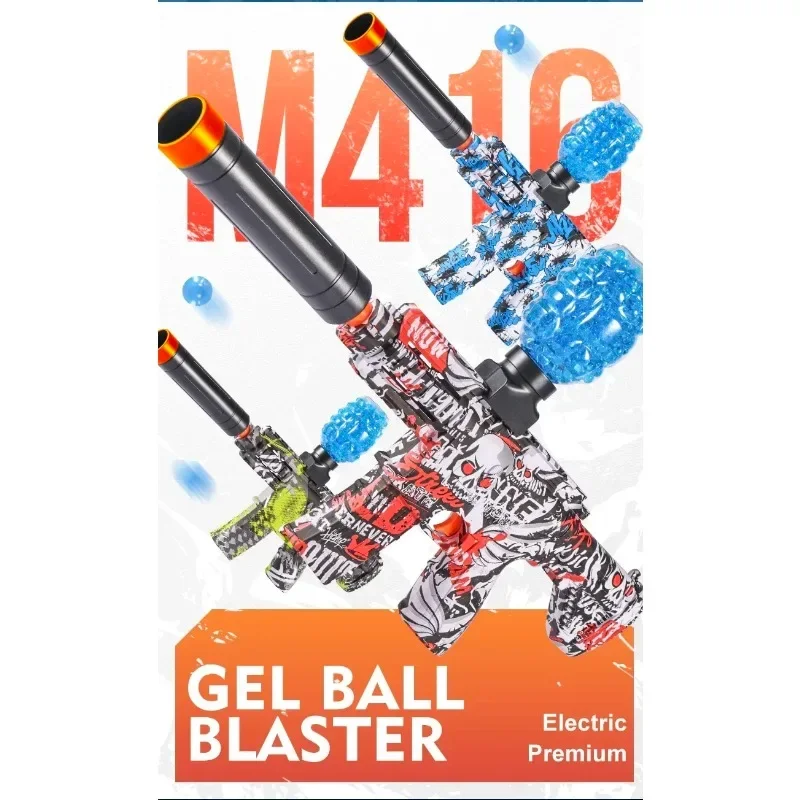 M416 Electric toy gun, outdoor play for adults and children, Airsoft gun, Splash gun, Model C toy gun 4