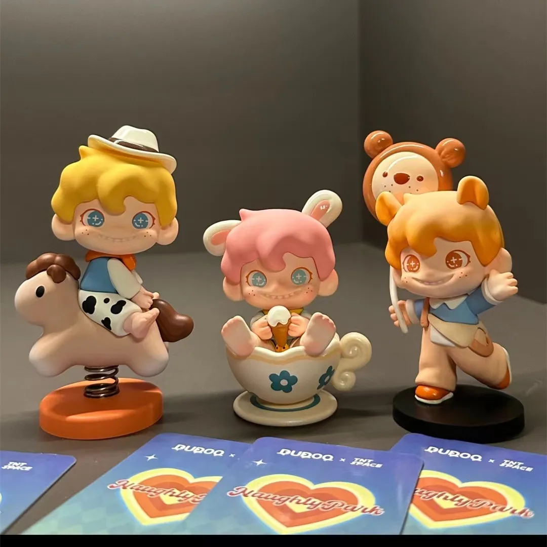 

Toys Model Confirm Style Cute Anime Figure Gift Surprise Box Original Dudoo Fun Park Series Blind Box