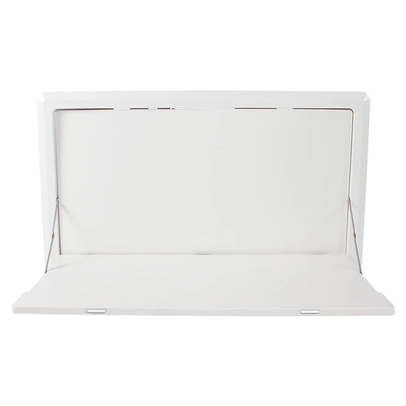Outdoor Lighted Folding Plastic External tilt Dining Table Shelf With lock apply to motorhome caravan accessories