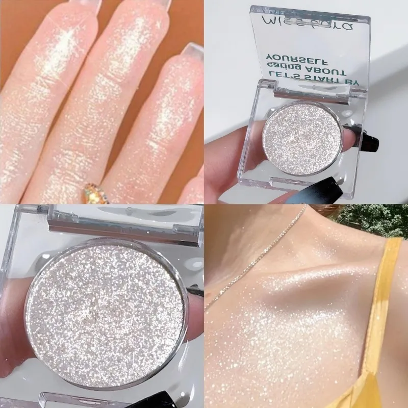 Monochrome Glitter Eye Shadow Pearlescent Makeup Diamond Eye Shadow Palette Bright Glitter Eye Makeup Cosmetics 3