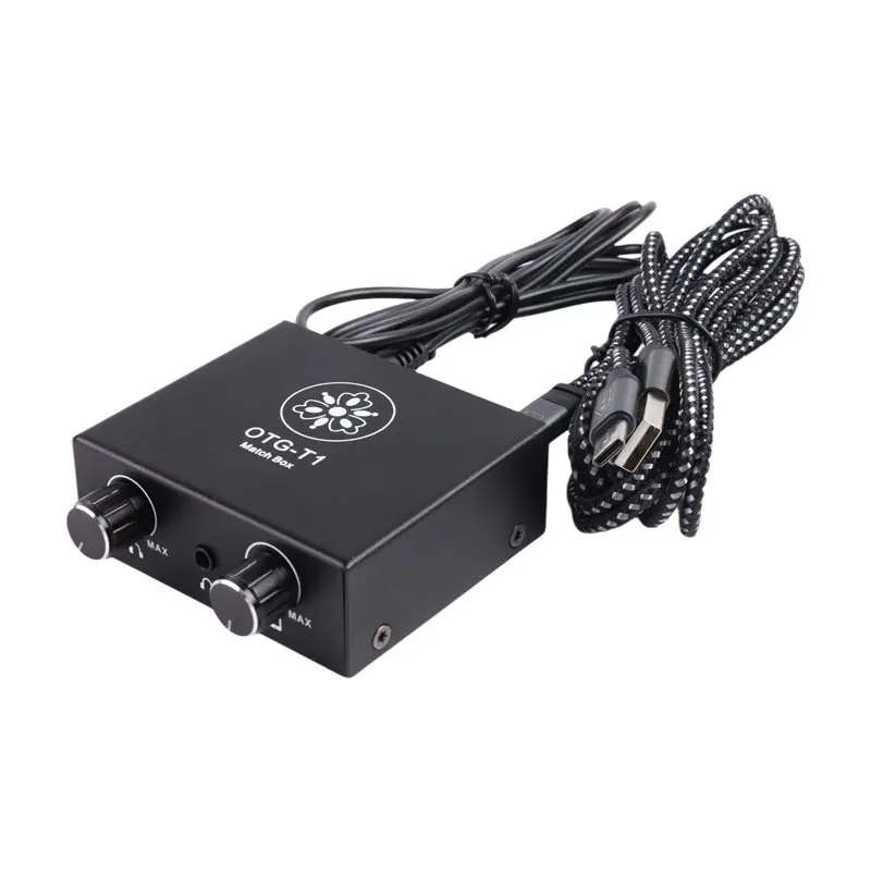 USB 무손실 OTG 스테레오 라이브 스트리밍 사운드 카드 휴대폰 컴퓨터 범용 컨버터 전문 사운드 카드