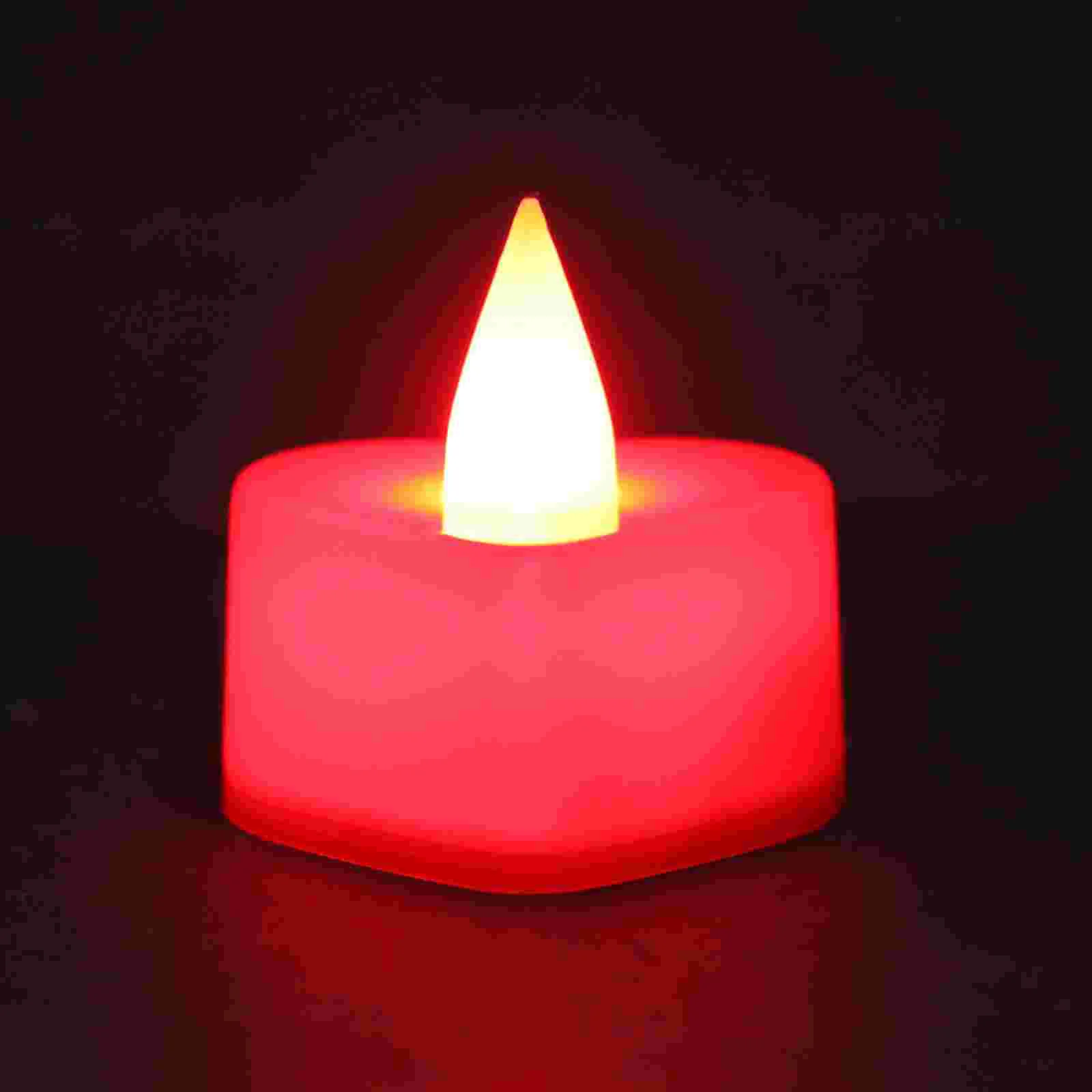 

12 шт., свечи для окон, Настольные светильники, подсвечники для окон, лампы для свиданий без огня