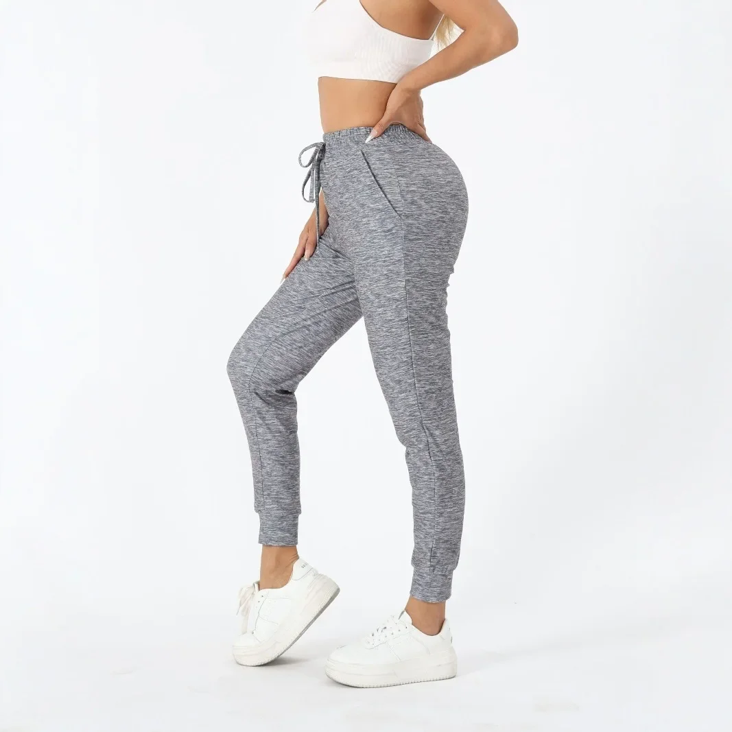Casual Fitness Running Pants Women's Sporty Long Trousers Cuffed Versatile Active Wear Suitable for Skateboarding And More