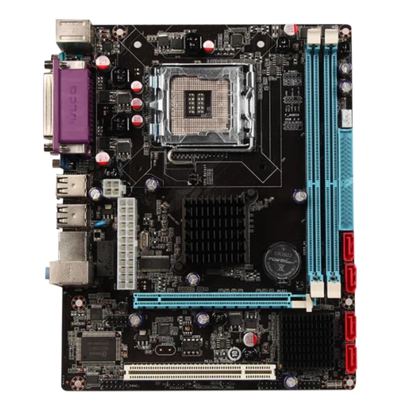 G41 двухканальная материнская плата для компьютера LGA 775 USB 2.0 Поддержка 2x DDR3 слота