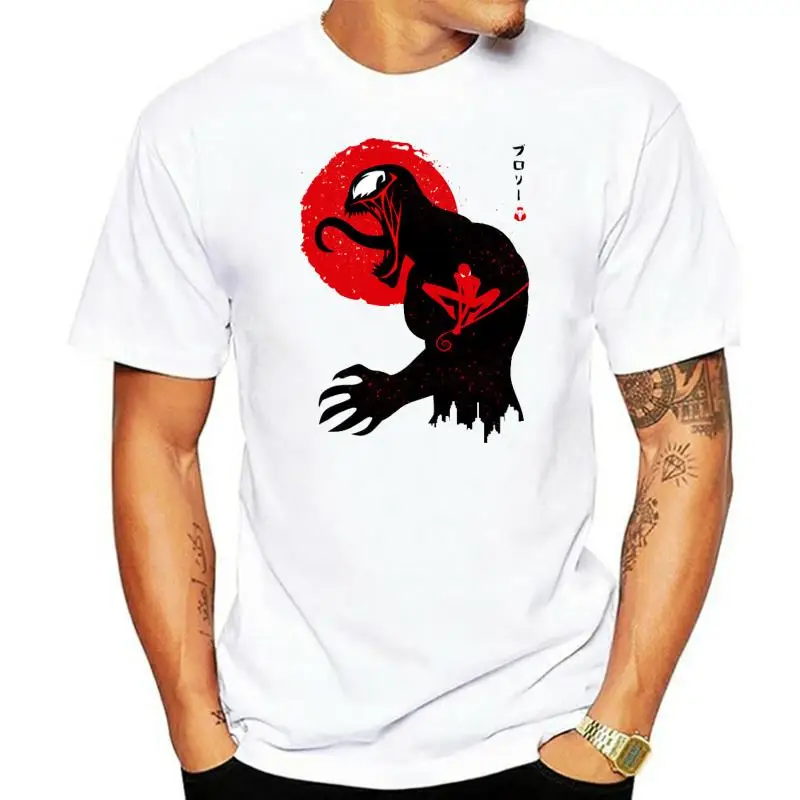 T-Shirt Da Uomo Di Moda Venom Under The Rising Sun Art Fantastica Maglietta Unisex Tees Top Harajuku Streetwear