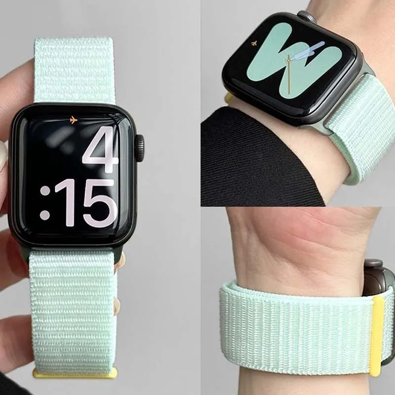 Premium Nylon Sport Strap for Smartwatch - Breathable and Adjustable Bracelet Band