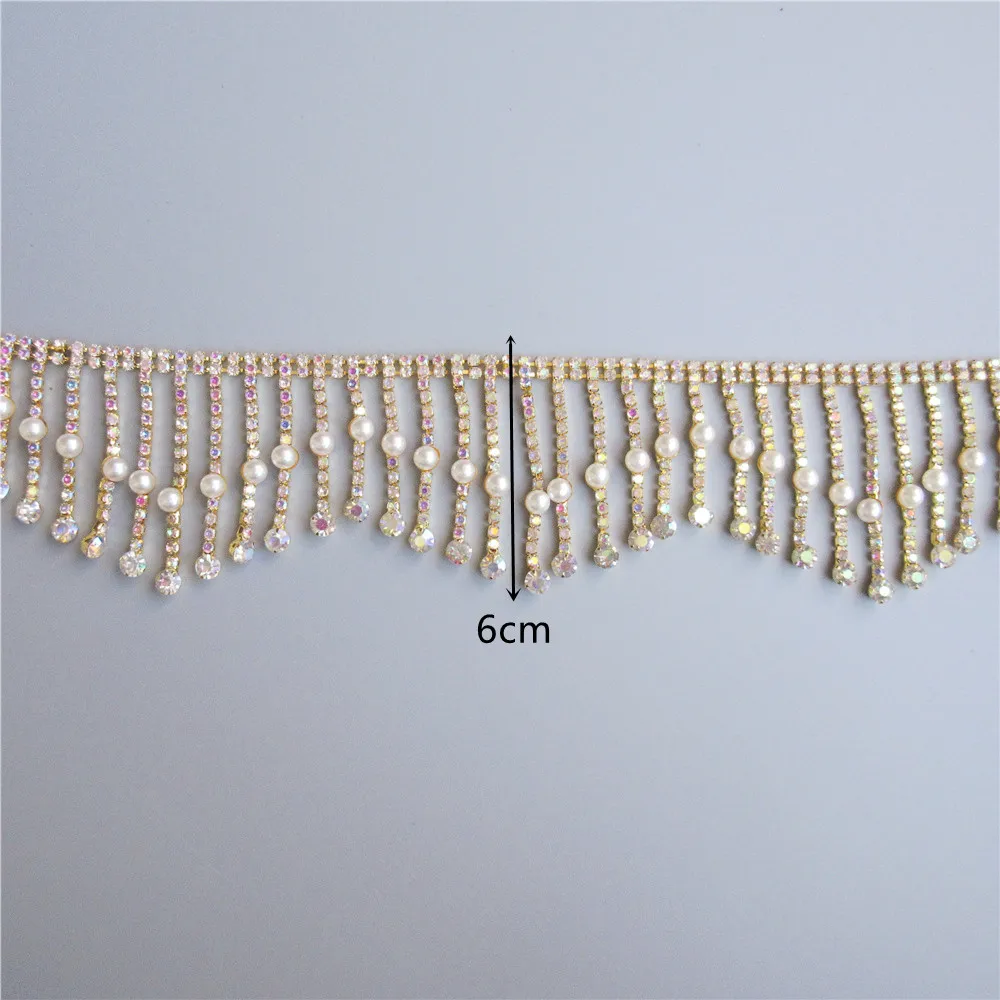 Chaîne à Strass Champagne Doré à Coudre - Pour Bijoux DIY, Vêtements, Décorations De Mariage Et Artisanat - 11