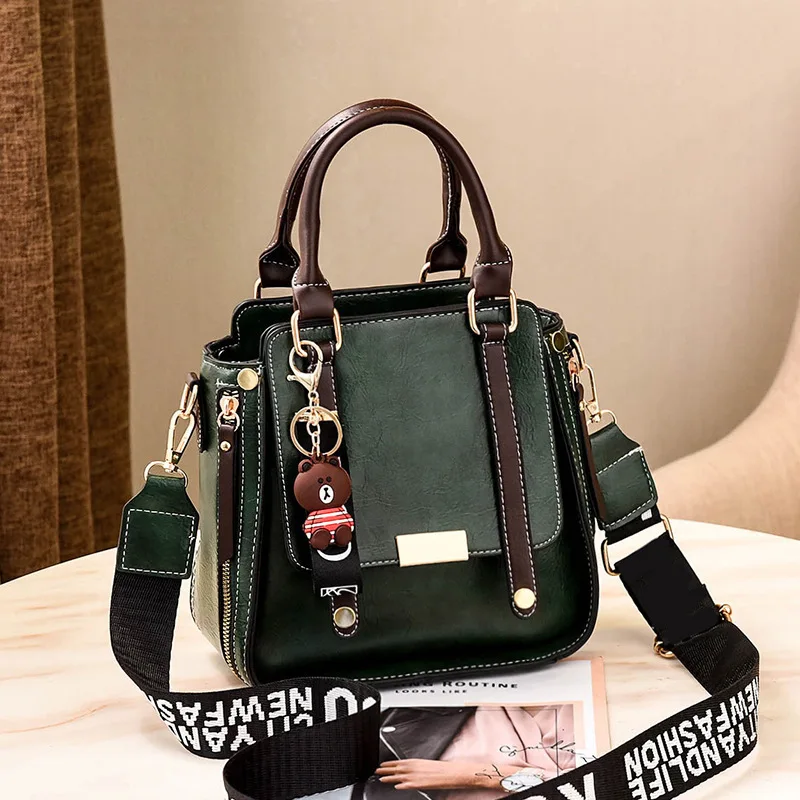 thumbnail image 1 of Bolso de mujer 2023 nuevo bolso de mano retro de moda estilo coreano sencillo e informal bolso cruzado de un solo hombro, 1 of 4