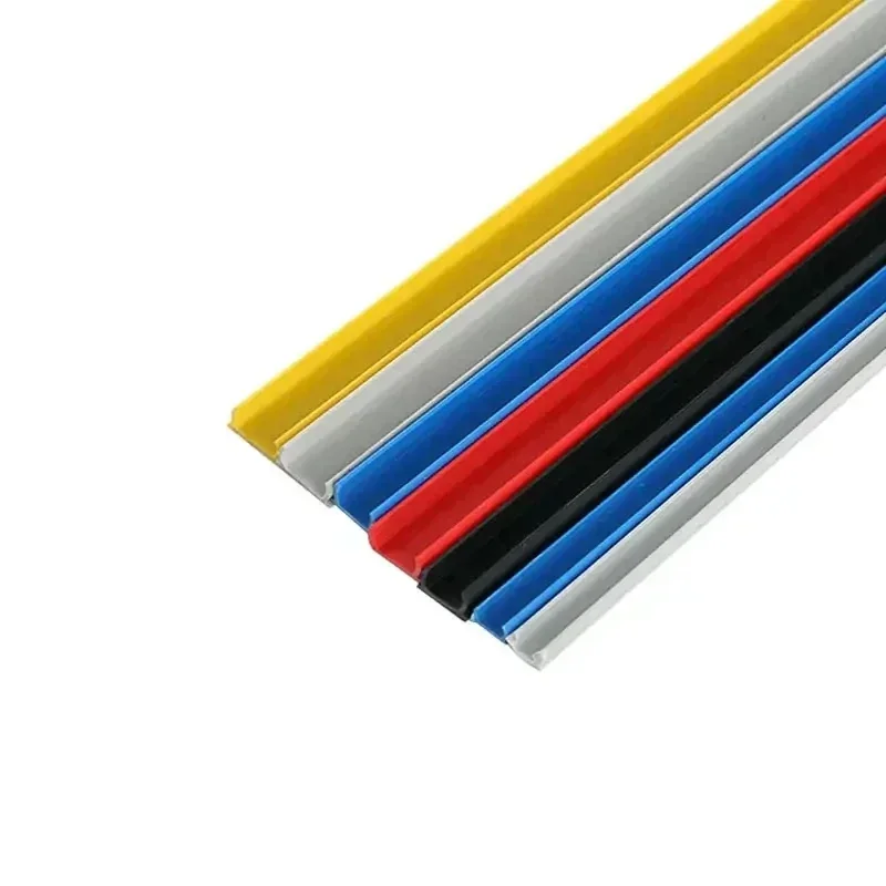 Aluminum Profile Cover Hard Slot Flat Seal Panel Holder 10PCS 1000mm Length For 20/30/40/45 Series EU Aluminum Profile 6mm/8mm/10mm
