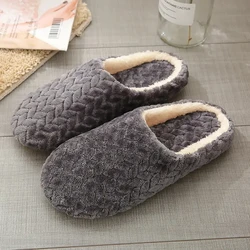 Cozy Unisex Fluffy Home Slippers - Soft, Lightweight, Anti-Slip Indoor Slides - 42-43 (GRAY)
