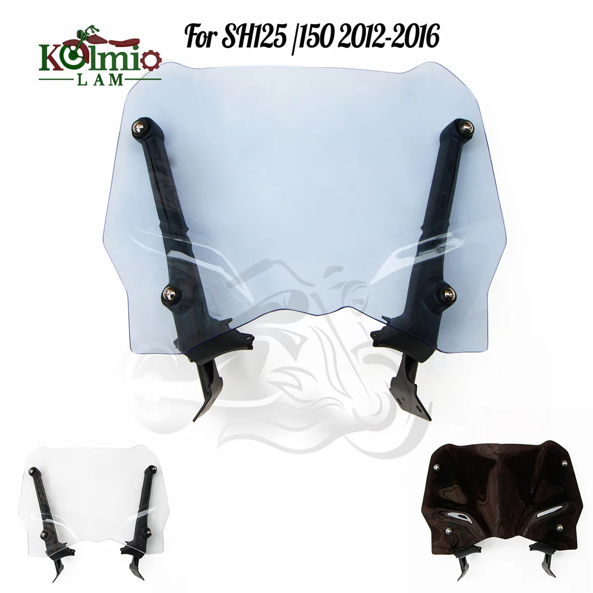 Misura Per 2012 - 2016 Honda Sh125 Sh150 Parabrezza Moto Parabrezza Sh150I Sh125I 2013 2014 2015 Sh 125 Sh 150