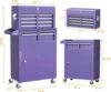 5 Drawer Tool Chest with Wheels, Rolling Tool Chest with Drawers, Tool Storage Organizer Cabinet with Lock&Key for Ga 3
