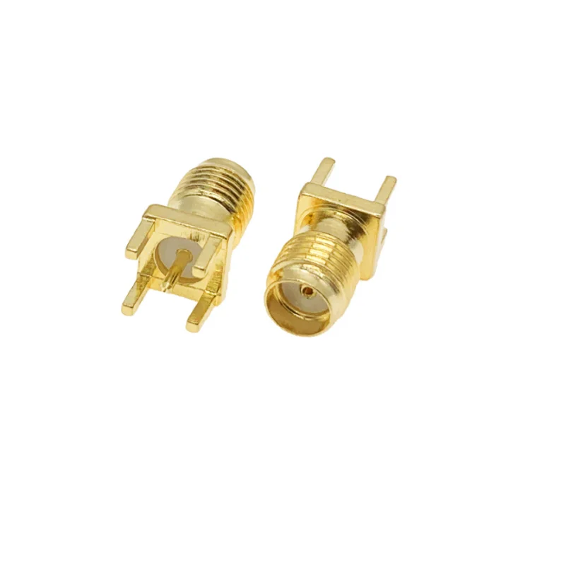 

Разъем SMA female RF 13 мм для монтажа печатной платы, прямой адаптер для пайки печатной платы