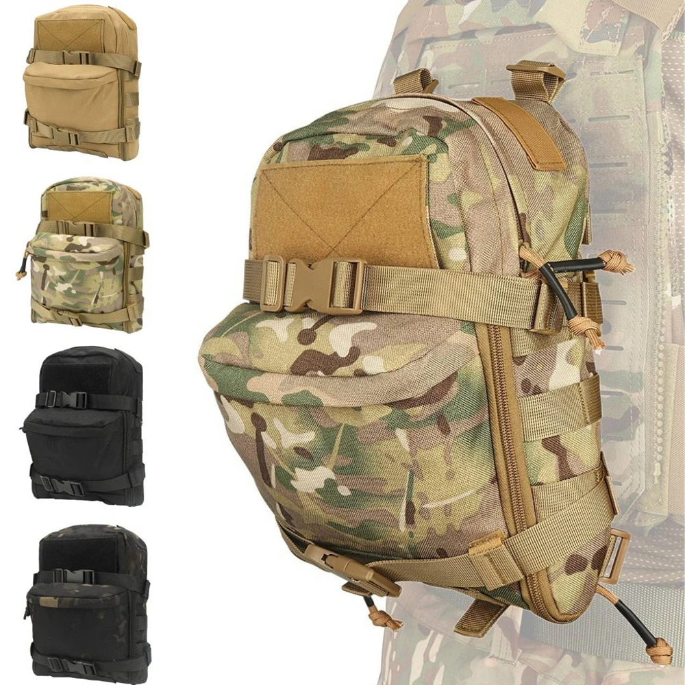 

Military Mini Hydration Bag Tactical Backpack Sports Waterproof Compression Pouch Travel Bags 1000D Oxford Outdoor Hunting Bag
