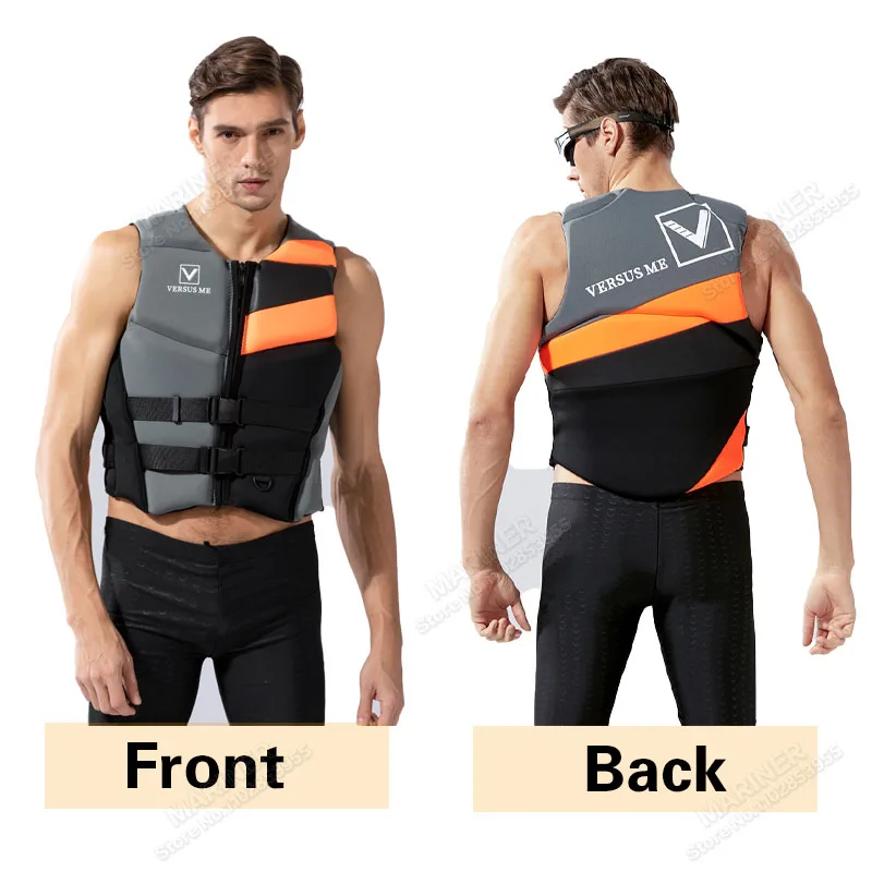 Life Jacket for Adults Kayak KiteSurf Jet Ski Motorboats Raft Rescue Swim Drifting Boat Wakeboard Fishing