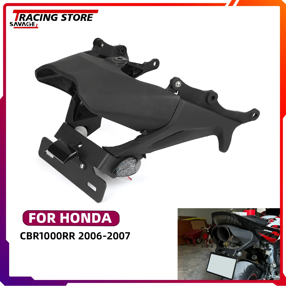 

Держатель номерного знака для мотоцикла CBR1000RR для HONDA CBR1000RR 2006-2007, Устранитель крыла со светодиодным указателем поворота, аксессуары для освещения