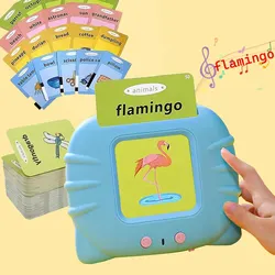 Early Education Flash Card Learning Toys Talking Flashcards for Kids Preschool English Electronic Audio Book Machine Gift