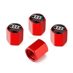4Pcs Premium Metal Car Wheel Valve Caps Set (R)