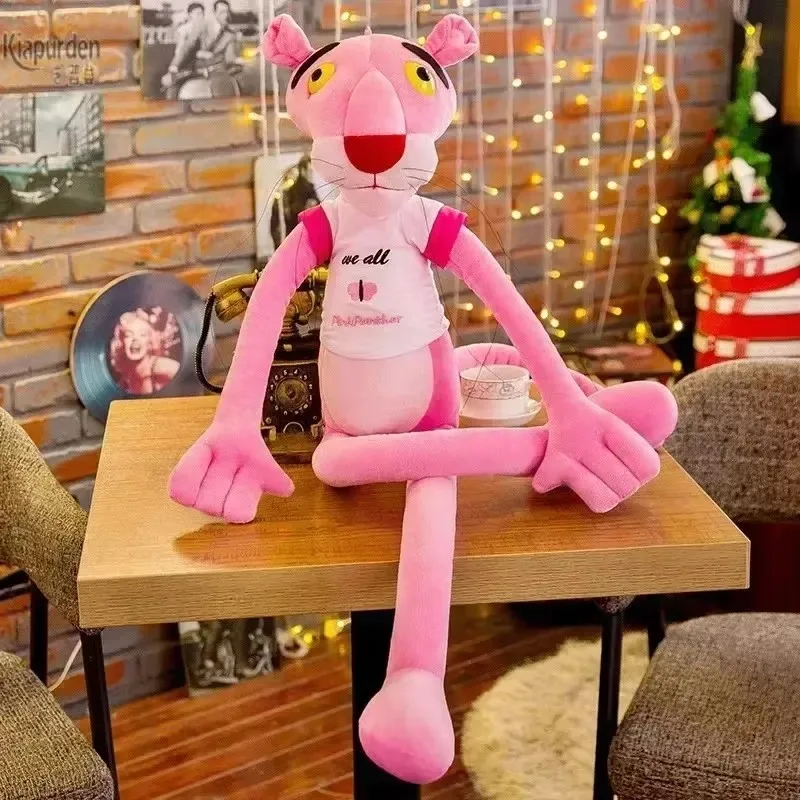 thumbnail image 1 of Muñeco de peluche de la Pantera Rosa kawaii de Disney, juguete de peluche de anime, muñeco de tela suave y lindo, almohada, juguete para niños y adultos, regalo de cumpleaños, 1 of 5