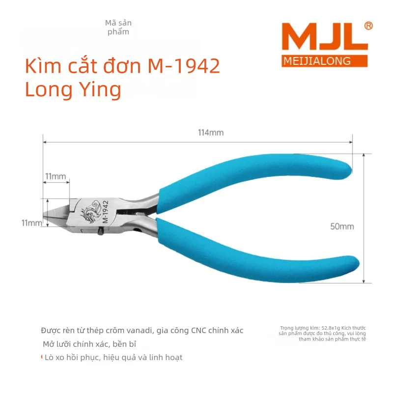 BEAUTY KING DRAGON MJL | Kìm cắt nhựa một lưỡi chuyên dùng cho người mới lắp ráp mô hình và làm thủ công