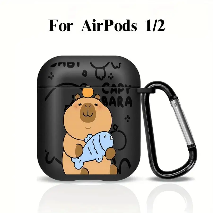 Cute Capybara Earphone Case Cover