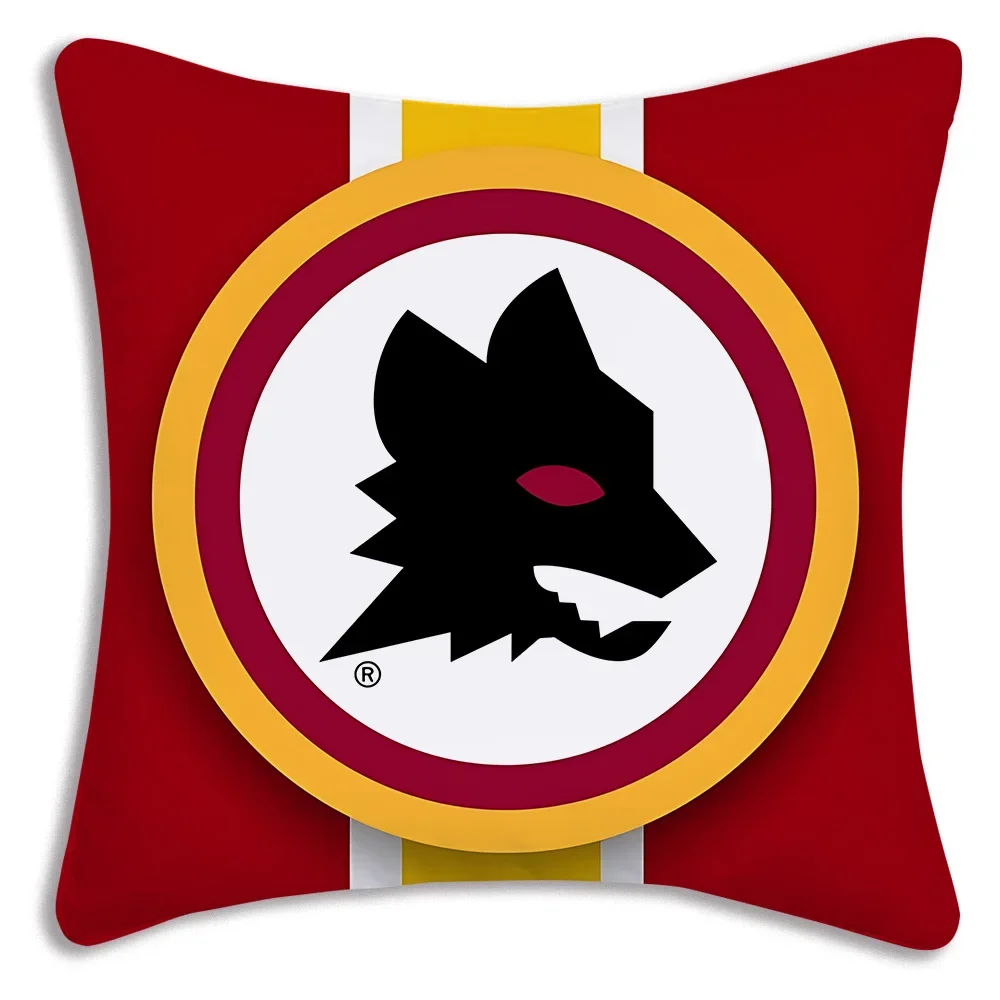 Pillow Covers Cartoon A-ASS R-RomaS Sofa Decorative Home Double-sided Printing Short Plush Cute Cushion Cover