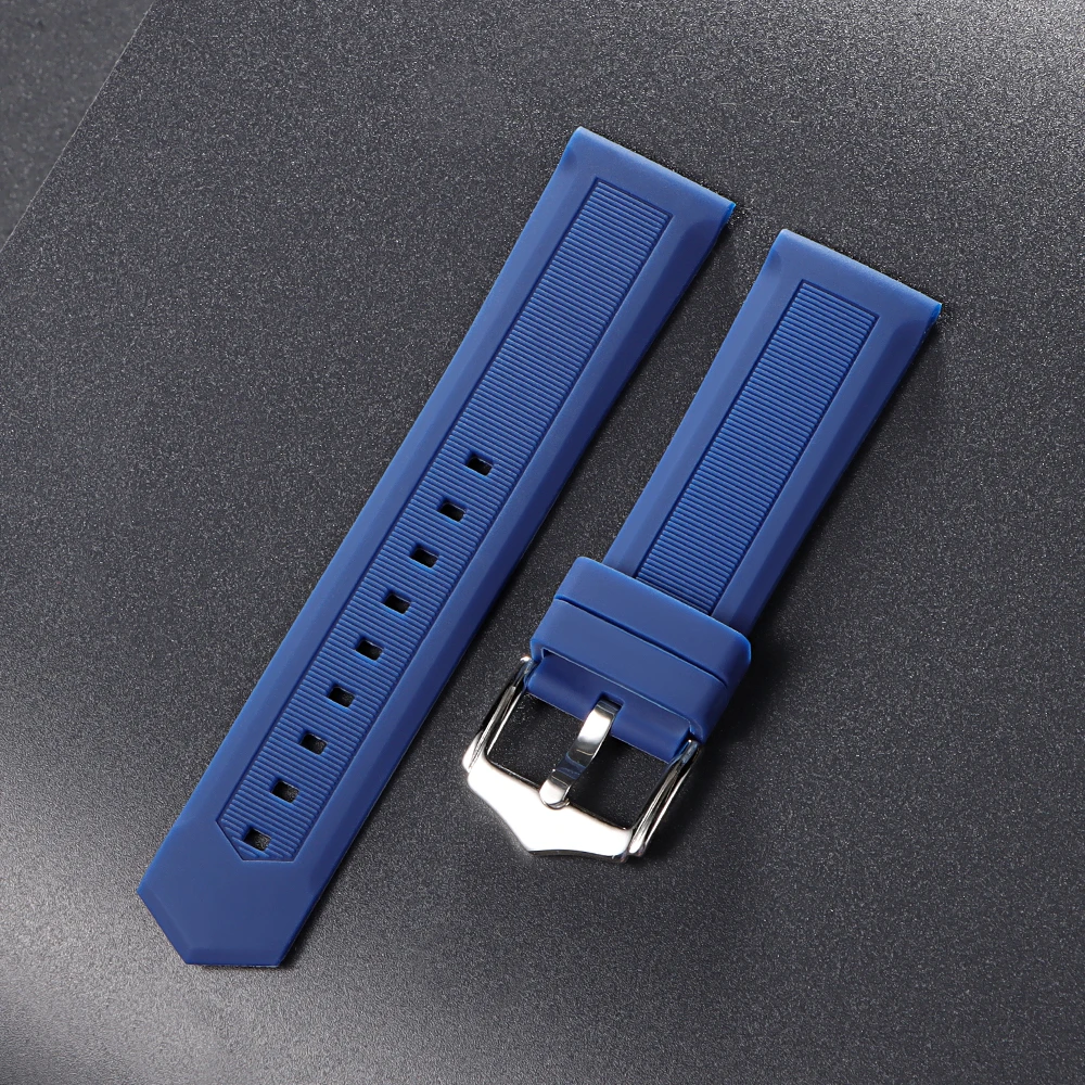 Silicone Universal Watch Band Strap - Sport Replacement Rubber Bracelet