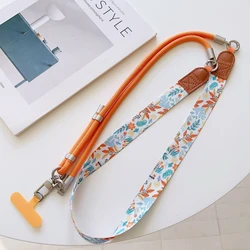Universal Durable Phone Lanyard Crossbody Necklace Strap - Adjustable Anti - Lost Hanging Rope - Other (Orange)